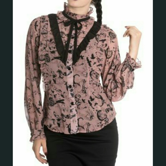 Spin Doctor Tops - Sold Out Gothic Blouse Killstar Hot Topic Lolita